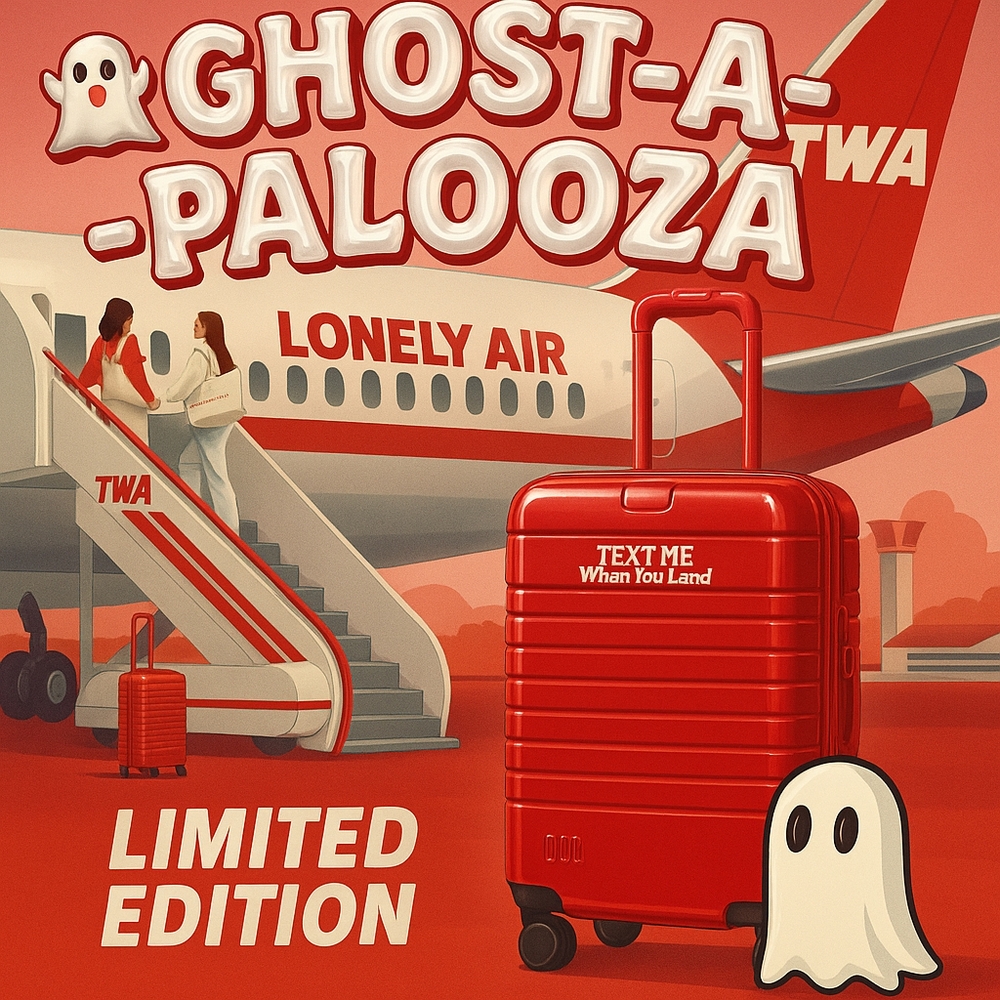 Lonely Ghost Text Me RED 👻❤️👻